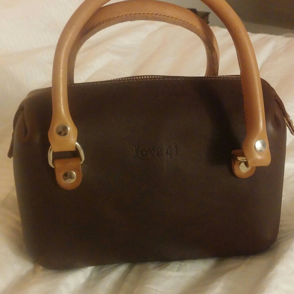 Love 41 mini duffel purse chestnut